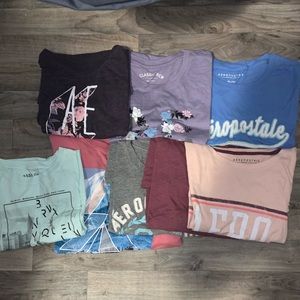 T-shirt lot : aeropostale